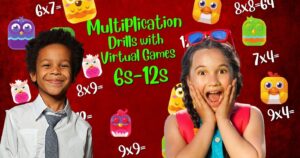 Multiplication Drills and Practice With Virtual Games | Part II (6s-12s)