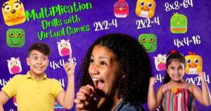 Multiplication Drills and Practice With Virtual Games