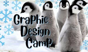 Graphic Design Camp | Wonderful Winter Animals! | Canva!